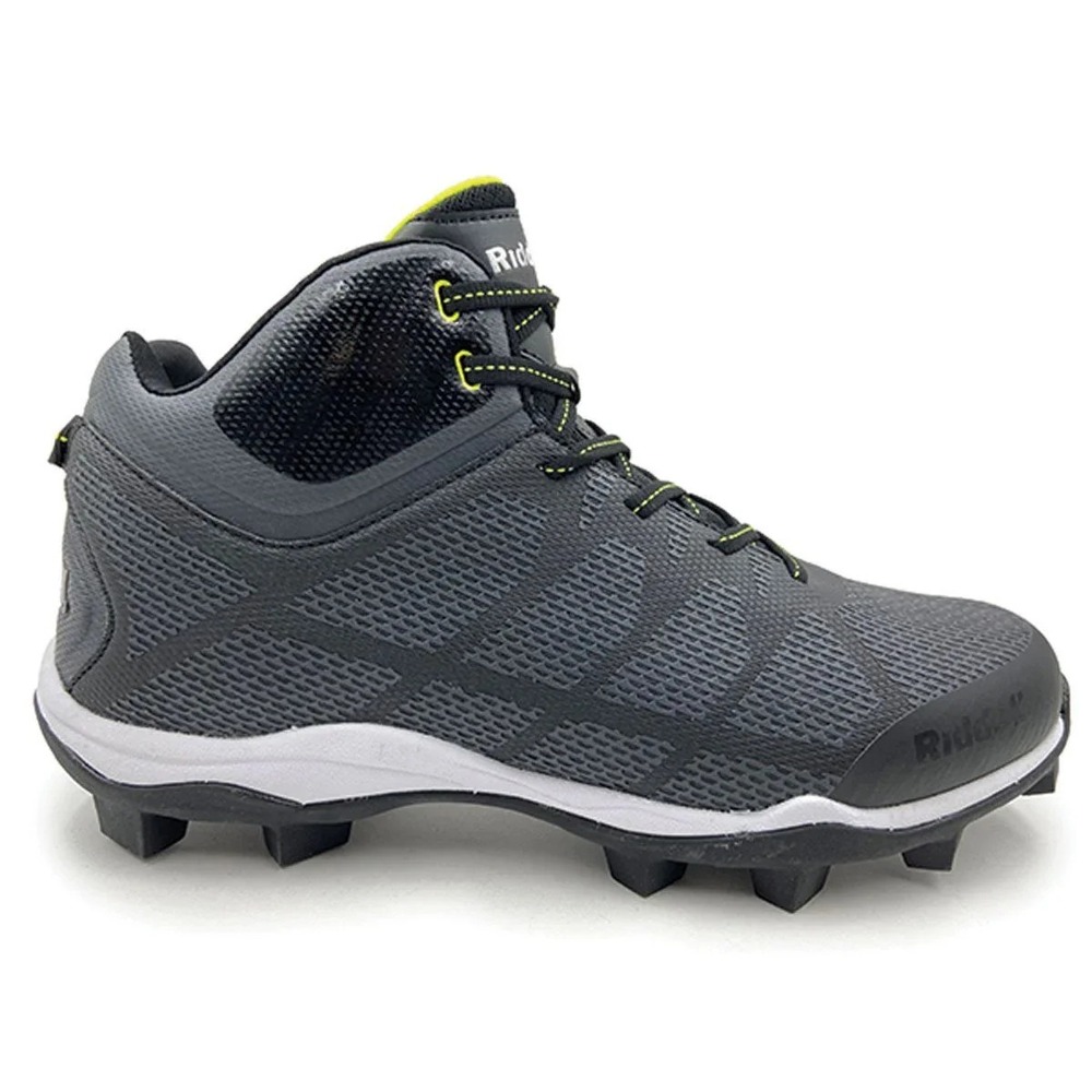Riddell Generator Mid Men's Football Cleats - Black Combo, Size 7.5